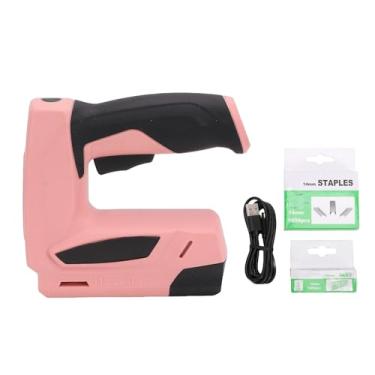 Imagem de Fafeicy Pistola de Pregos Elétrica, Grampeador Sem Fio Com Bateria de 2.000 MAh e 3 Interruptores de Segurança, para Projetos de Artesanato de Reparo de Móveis de Marcenaria