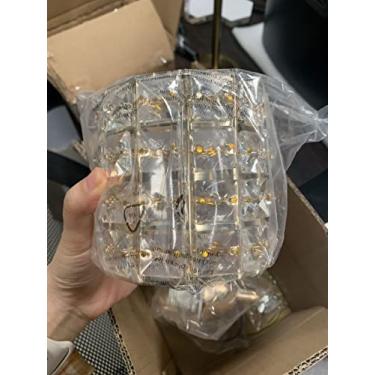 Imagem de Apliques de Parede Cristal Moderno Luzes Lado Cama Lâmpada para Quarto Luz Sala Jantar Corredor