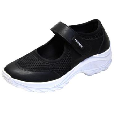 Imagem de Sapatilha Sapato Tênis Feminino Para Caminhadas Corridas Leves - Lirom