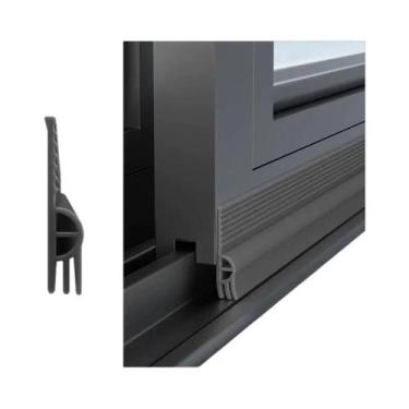 Imagem de Fita Selante Para Janela Deslizante TPE De 4m, Autoadesiva, Isolante A