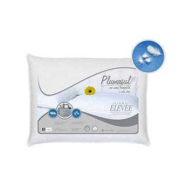 Imagem de Travesseiro Plumasul com Penas e Plumas de Ganso 50 x 70 cm - Branco Branco