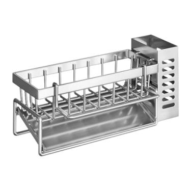 Imagem de IEUDNS Organizador de Pia de Cozinha Premium Multifuncional com Escorredor de Água