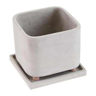 Imagem de Vaso de flores com pés, Vaso de plantas com pés - Vaso de flores moderno com bandeja | Vaso de plantas criativo, recipiente de plantas para varanda doméstica, pátio, jardim, peitoril da janela