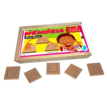 Imagem de Jogo da memória inclusivo baixo relevo - simque - 566, U