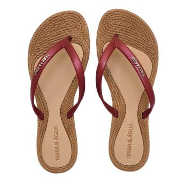 Imagem de Chinelo Feminino Terra e Água Dedo Confortável Leve Antiderrapante, 36