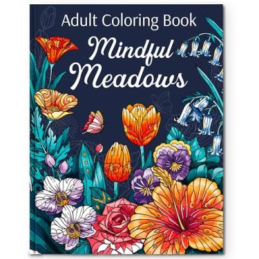 Imagem de RYVE Livro de colorir para adultos relaxamento - belos desenhos para promover atenção plena e relaxamento - Livro de colorir adulto para mulheres e homens, presentes para alívio de ansiedade e