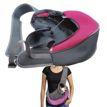 Imagem de Bolsa Pet Canguru Transporte Cachorro Gato Animais Estimaçao Passeio V