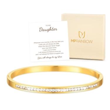 Imagem de Pulseiras femininas de ouro - Pulseira de zircônia cúbica banhada a ouro 18 K, pulseira clássica de cristal de zircônia cúbica, joia moderna, festa, Natal, aniversário, dia dos namorados, presentes