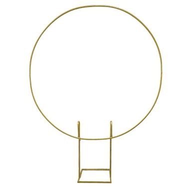 Imagem de Painel Arco Desmontável Estrutura Suporte Redondo Para Montar Fundo Com Bexigas de Festa Eventos Festividades