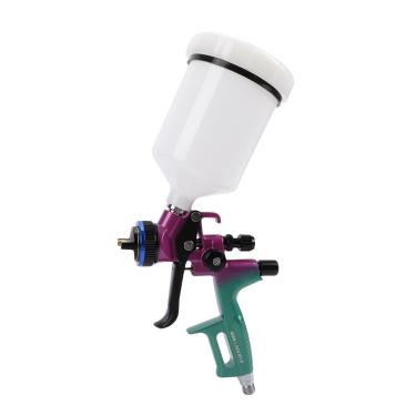 Imagem de Generic Pistola de Pulverização Hvlp para Retoque de Tinta, Pulverizador de Tinta Pneumática Profissional Ajustável Com Copo de 600ml e Bico de 1,3mm para Móveis, Projetos de Arte