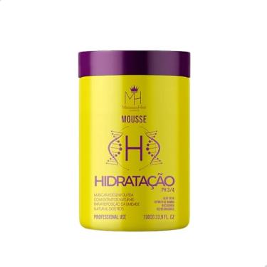 Imagem de Máscara Hidratação Reconstrução Profunda Nutrição Intensa Mousse Tratamento Hair Capilar Fios Fortes Brilho Maciez AntiFrizz Todos os Tipos de Cabelos 1kg