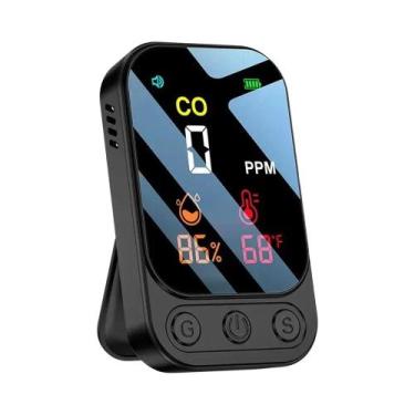 Imagem de Detector De Monóxido De Carbono Portátil Com Alarme De Vazamento De Gá