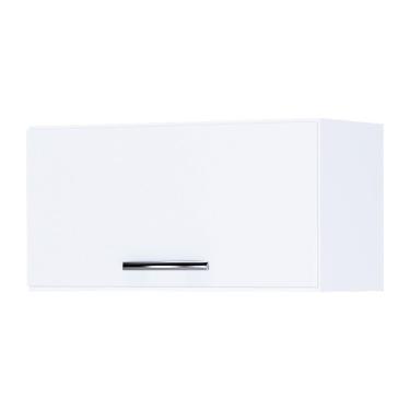 Imagem de Armário Aéreo Geladeira Cozinha 60cm 01 Porta Branco - Desk Design