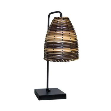 Imagem de Abajur De Mesa Cúpula Junco Cappuccino