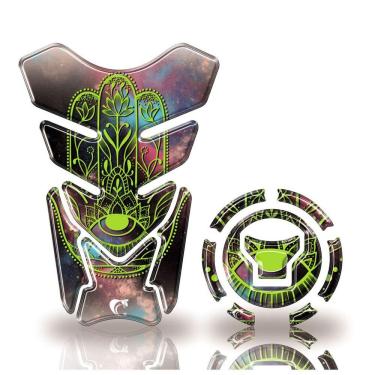 Imagem de Adesivo Protetor Tanque E Bocal Honda Acima 2018 Cacto Verde