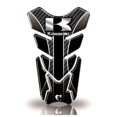 Imagem de Protetor De Tanque Adesivo Moto Kawasaki Preto
