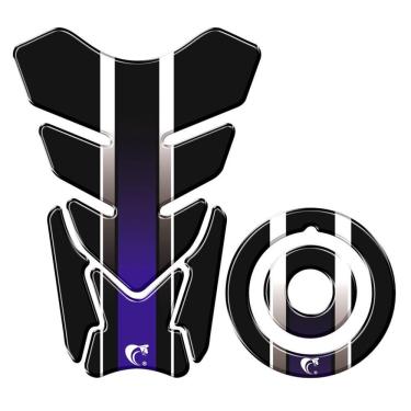 Imagem de Adesivo Protetor Tanque E Bocal Moto Yamaha Ano + 2000 Azul