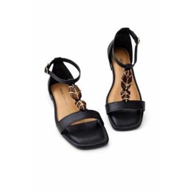 Imagem de SANDALIA RASTEIRA DAKOTA PRETO Y9614-Feminino