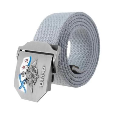 Imagem de Cinto De Lona 3D Masculino Com Fivela De Metal, Cinto Tático Militar D