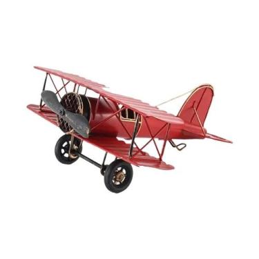 Imagem de Modelo De Avião Artesanal Pequeno, Estátua Criativa De Avião, Artesana