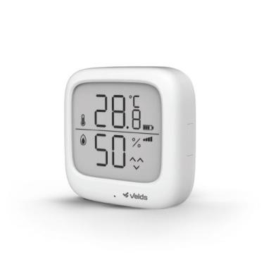 Imagem de Sensor de Temperatura e Umidade Smart Wifi Velds, Display Digital e Mo