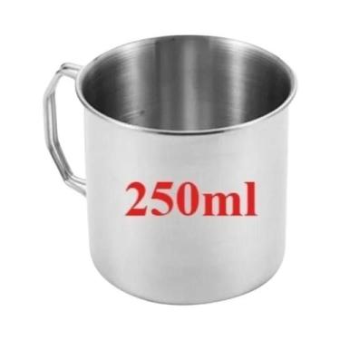 Imagem de Copo De Camping Com Cabo Dobrável Em Aço Inoxidável 250/350/500/700ml,