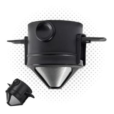 Imagem de Coador De Café Portátil Reutilizável Aço Inox Individual - Fss Varieda