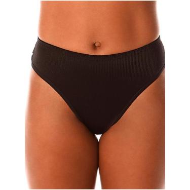 Imagem de Calcinha Cavada Alta Lisa Demillus 056095 (ANTIGA 26095/56096) T.P/XG,