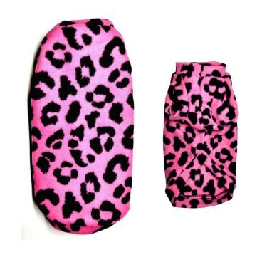 Imagem de Roupa de Inverno para Cachorro Soft Onça Rosa Tamanho PP