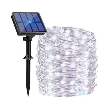 Imagem de Luzes De Cordão Solares À Prova d'Água 4 Pacotes 8 Modos Luzes De Fada