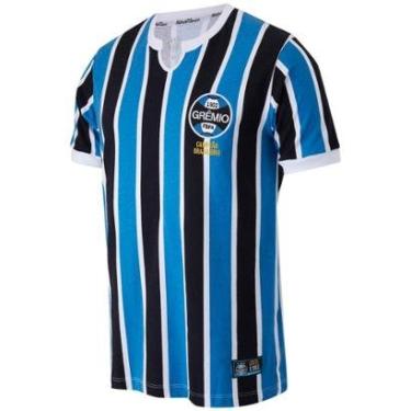 Imagem de Camisa Grêmio Retrô 1981 Campeão Brasileiro Masculina-Masculino