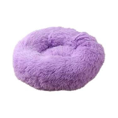 Imagem de Cama Redonda De Pelúcia Macia Para Gatos E Cães, Almofada Para Animais