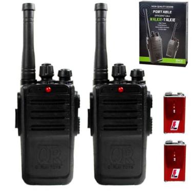 Imagem de Walkie Talkie Radio Infantil para Falar de Verdade com Bateria - Barce