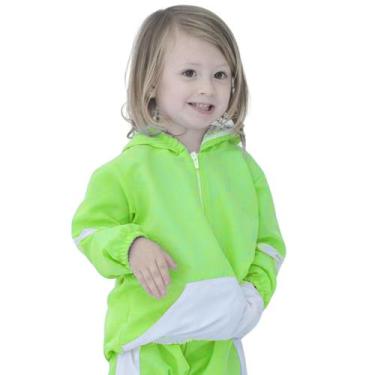 Imagem de Jaqueta Corta Vento Infantil Camuflada Impermeável Verde - anjo da mam