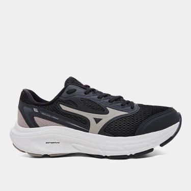 Imagem de Tênis Mizuno Hawk 6 - Masculino - Preto-Cinza