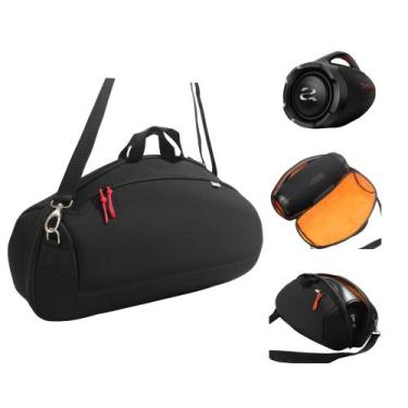 Imagem de Case Bolsa Capa Compatìvel Com Boombox Aiwa Plus Com Bolso Nova Reforç