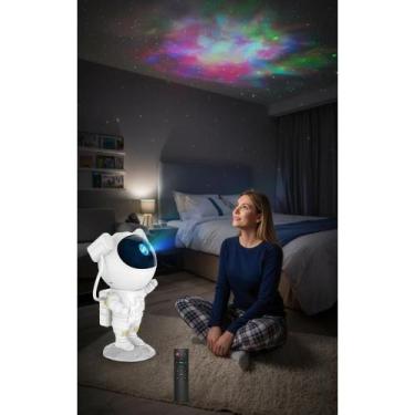 Imagem de 2x Projetor Galáxia Astronauta Realista Estrelas Quarto Infa - Congrat
