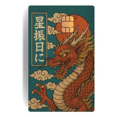 Imagem de Película de Proteção Adesiva Para Cartão Personalizado Arte Japonesa V
