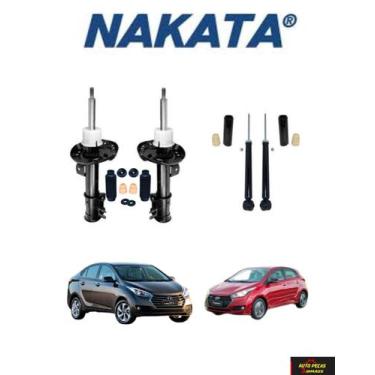 Imagem de Kit amortecedor dianteiro e traseiro hyunday hb20 2012/... - NAKATA/KA