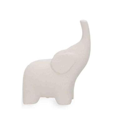 Imagem de Escultura Elefante em Cerâmica 18976-G Mart