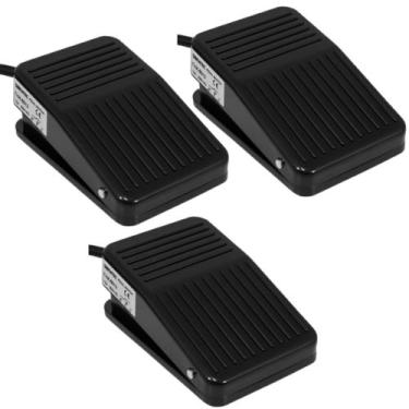 Imagem de 3 Interruptor Pedal Pedaleira Mini Industrial Corpo Plástico - Sibrate