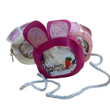 Imagem de Bolsa Infantil Lateral de Coelho Colorido - Pistache Acessórios, Verme
