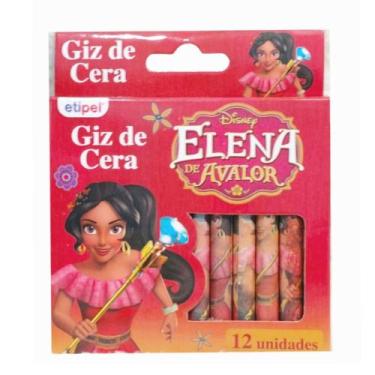 Imagem de Giz de Cera Caixa com 12  Elena de Avalor - Etipel