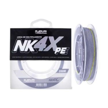Imagem de Linha mult nk 4x cinza 0,30mm 39lbs 200mt