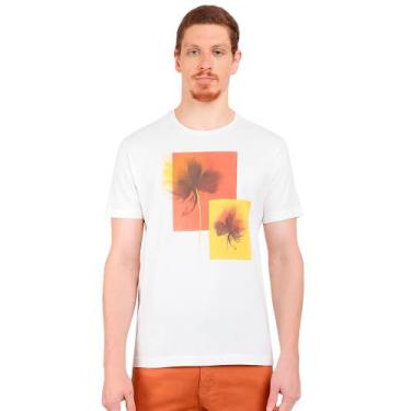Imagem de Camiseta Aramis Move Flores Moldura IN24 Off White Masculino, GG