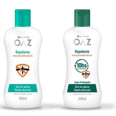 Imagem de Kit 2 Repelente Proteção Contra Insetos 10hs 200ml - OAZ