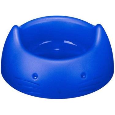 Imagem de comedouro gato azul 200ml - Sanremo