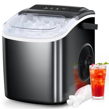 Imagem de Máquina de Gelo Portátil COWSAR - Autolimpante - 12kg/24h, 115.0