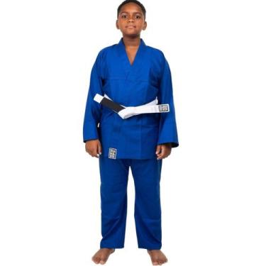 Imagem de Kimono Haganah Basic Reforçado - Infantil, Azul escuro, M1