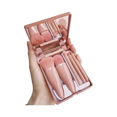 Imagem de Conjunto De Pincéis De Maquiagem Portátil E Dobrável Com 5 Peças E Esp